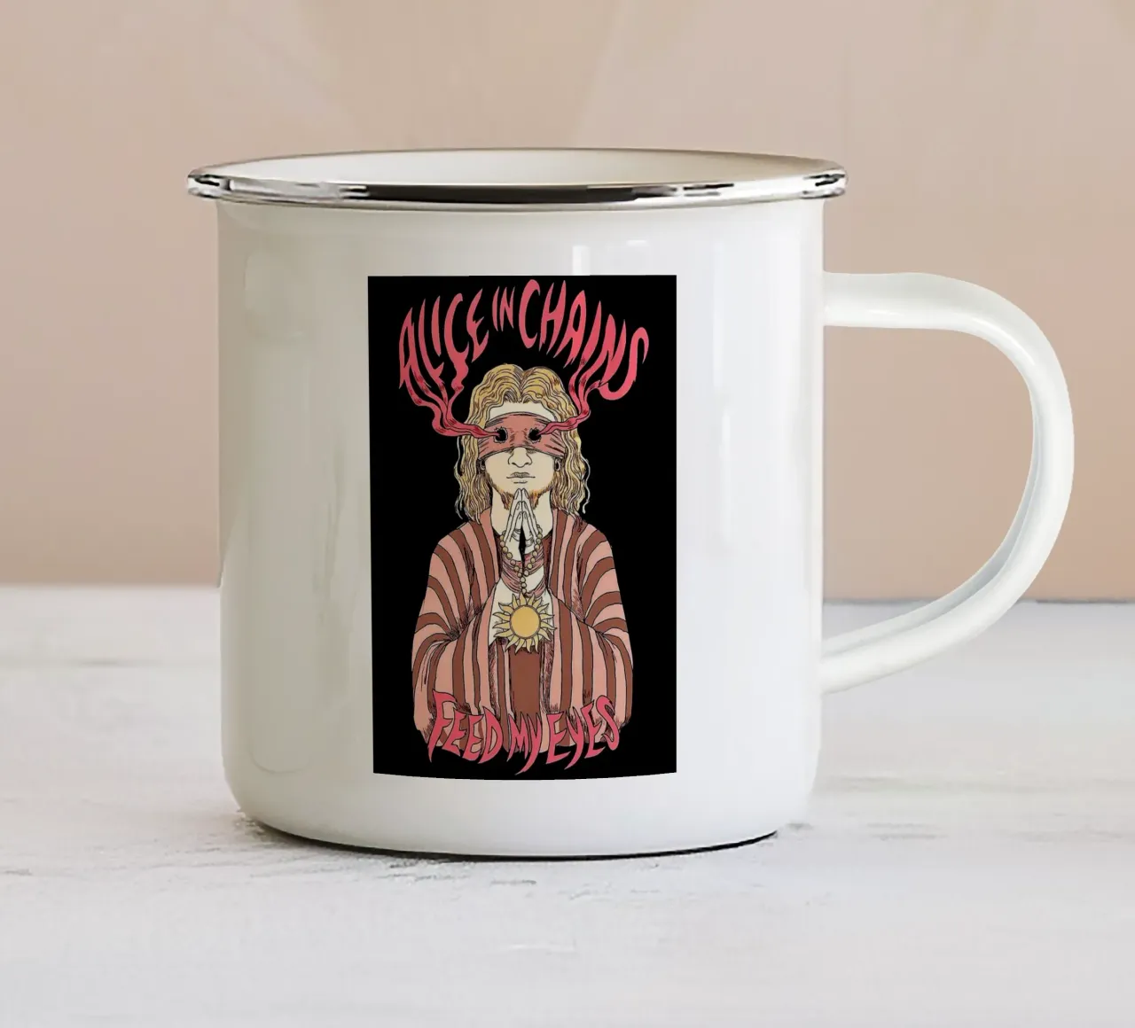 Alice in Chains band tazza in smalto da vanhesling