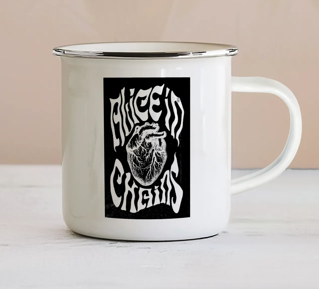 Alice in Chains band tazza in smalto da vanhesling