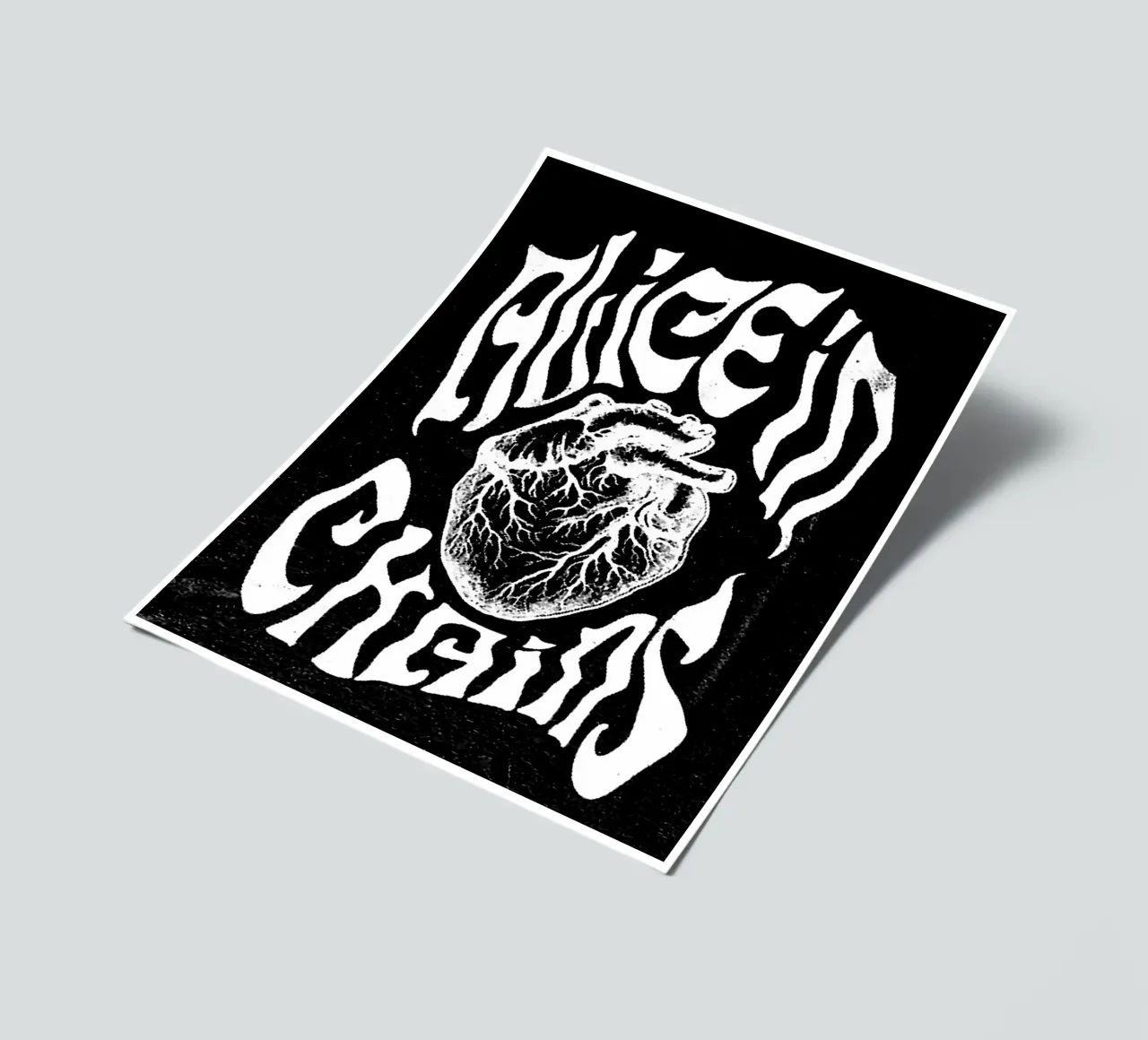Groupe Alice in Chains planche autocollant de vanhesling
