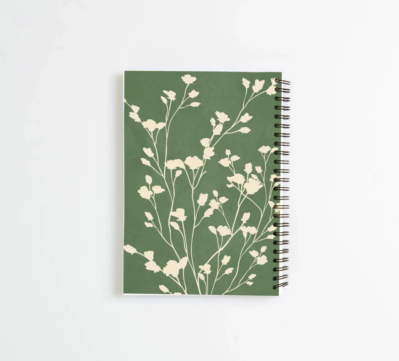 Minimal Branches Art 3 spiral notebook by Nadjaa