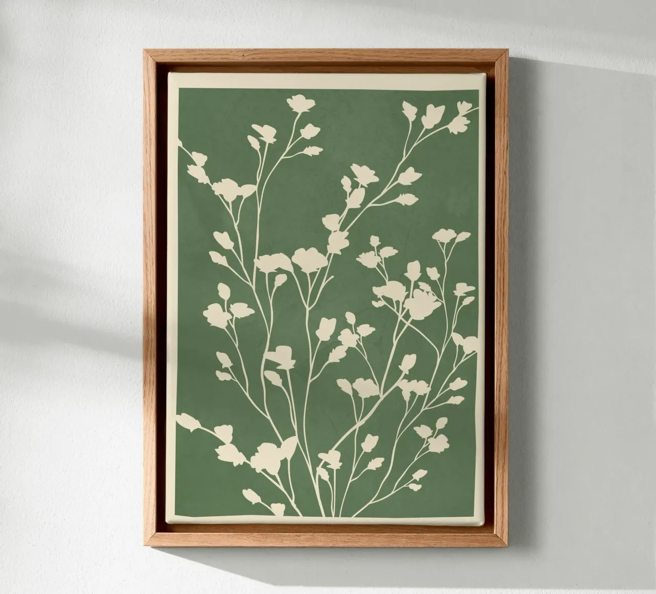 Minimal Branches Art 3 tela da Nadjaa