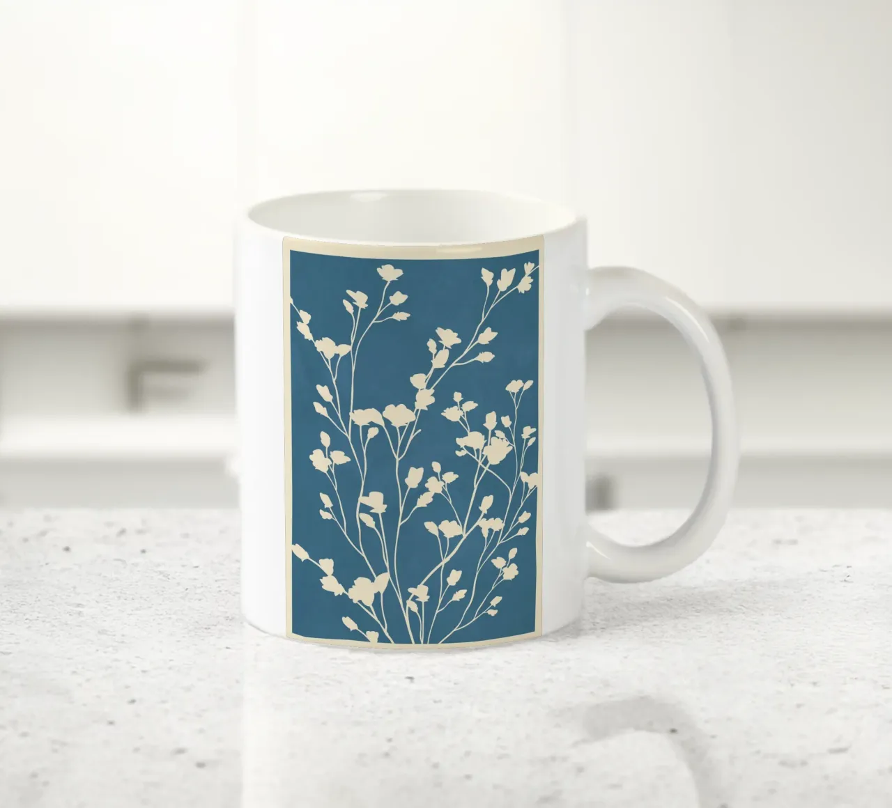 Minimal Branches Art 4 tazza in ceramica da Nadjaa