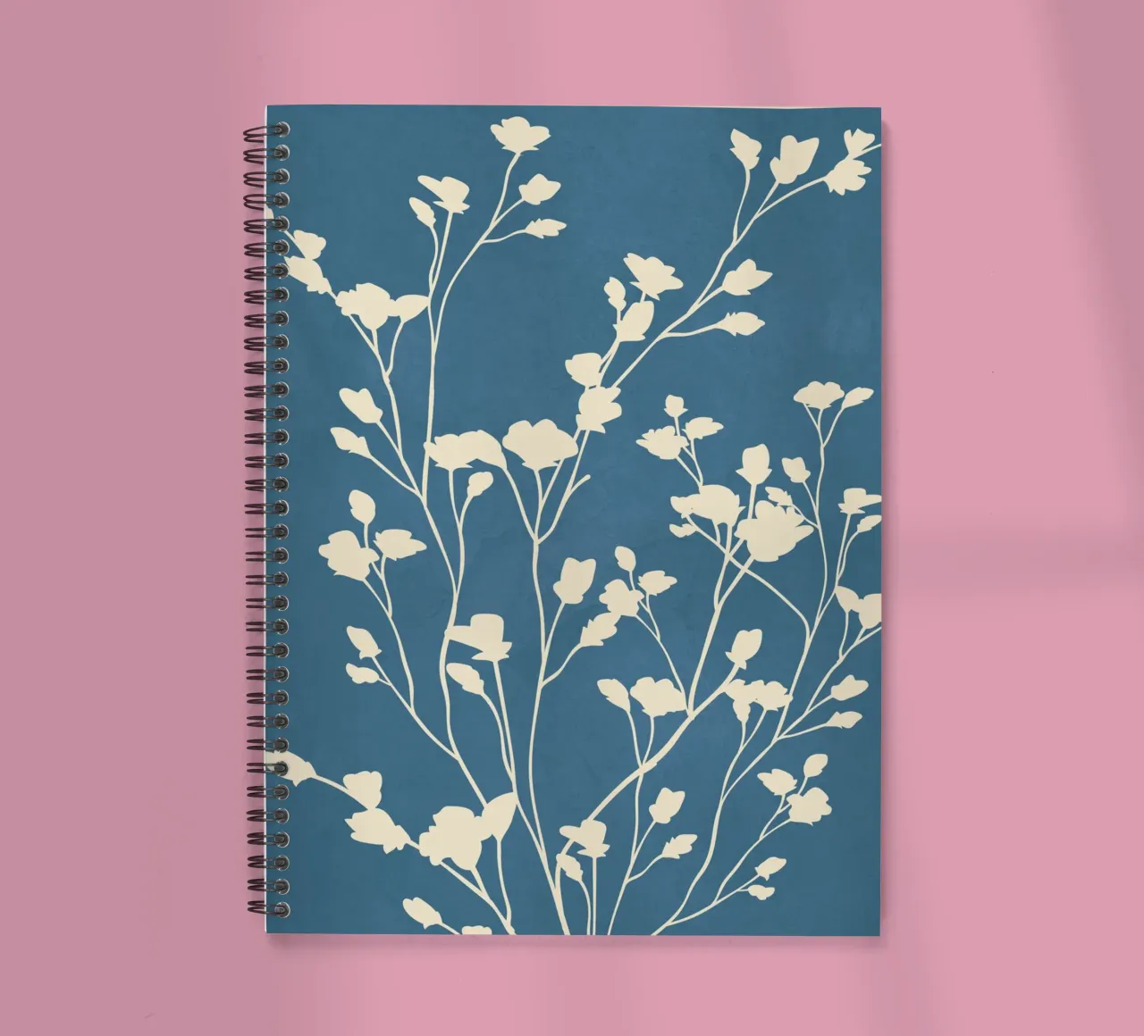 Minimal Branches Art 4 spiral notebook by Nadjaa