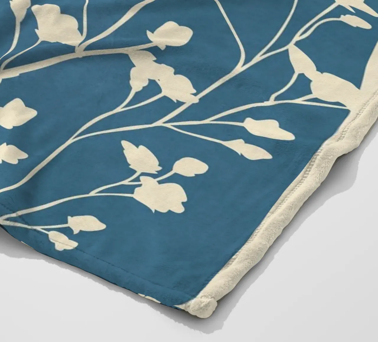 Minimal Branches Art 4 coperta in pile da Nadjaa