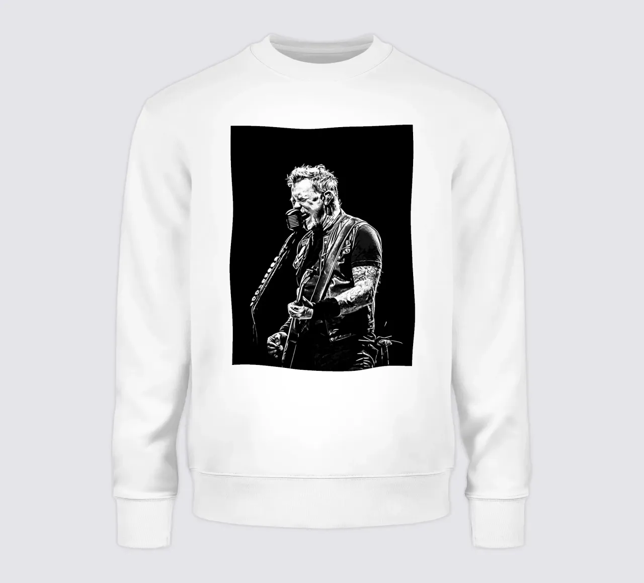James Hetfield Metallichead Band Musik 13 Kunst Sweatshirt von music soul