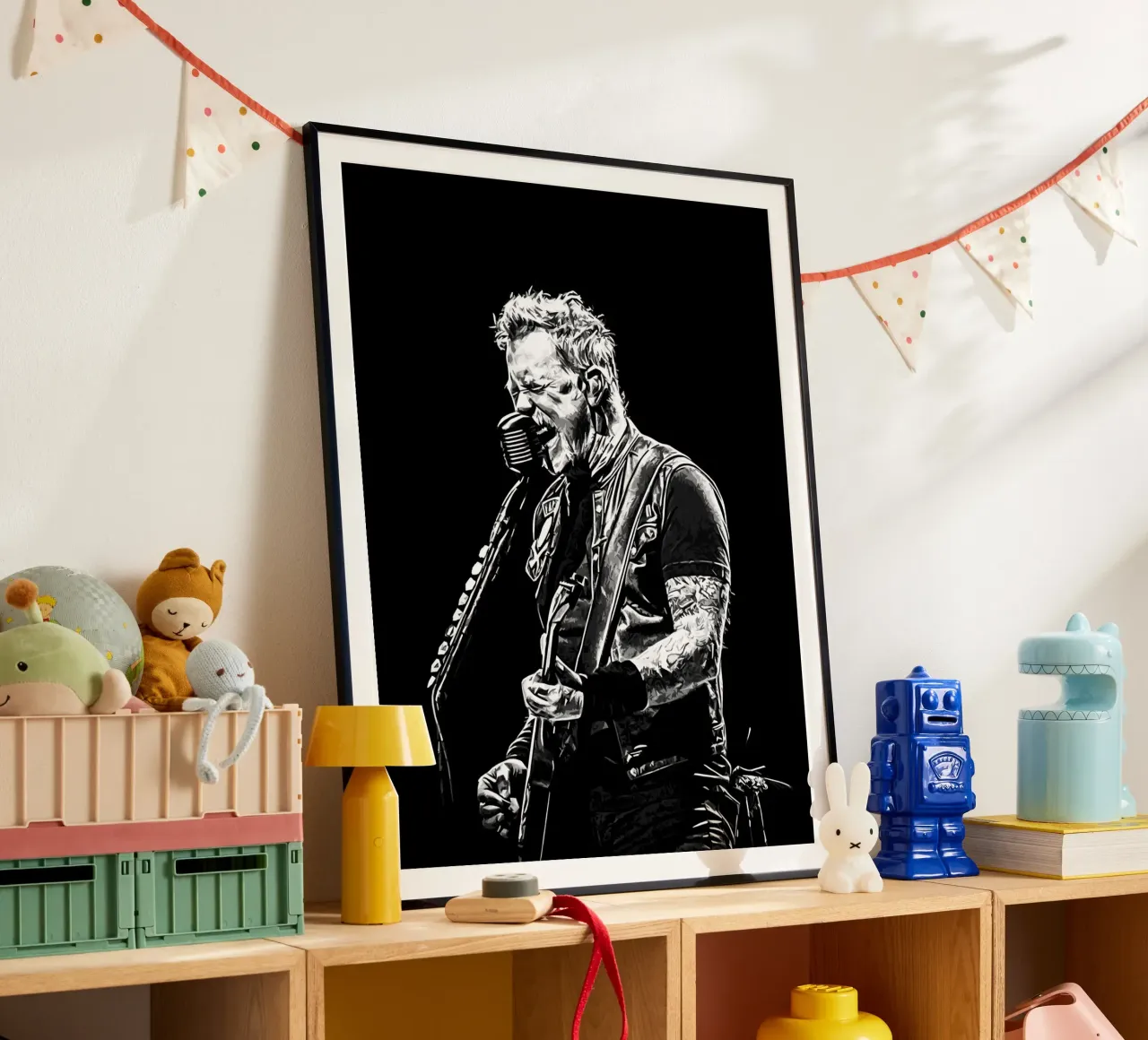 James Hetfield Metallichead band music 13 Art hahnemühle by music soul