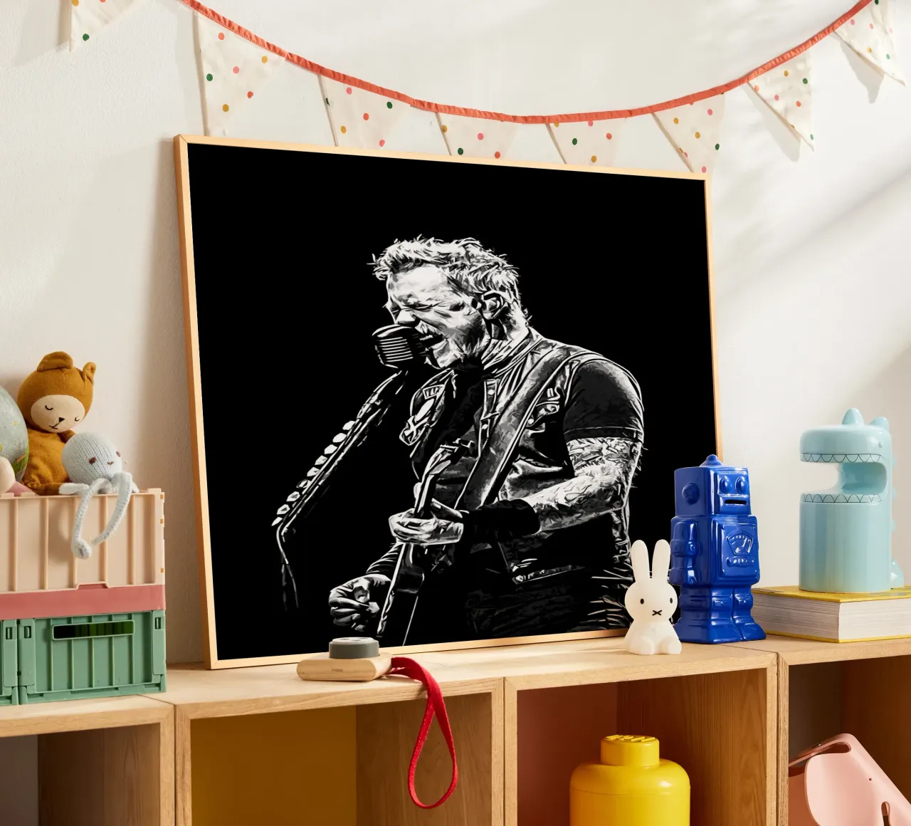 James Hetfield Metallichead band music 13 Art hahnemühle by music soul