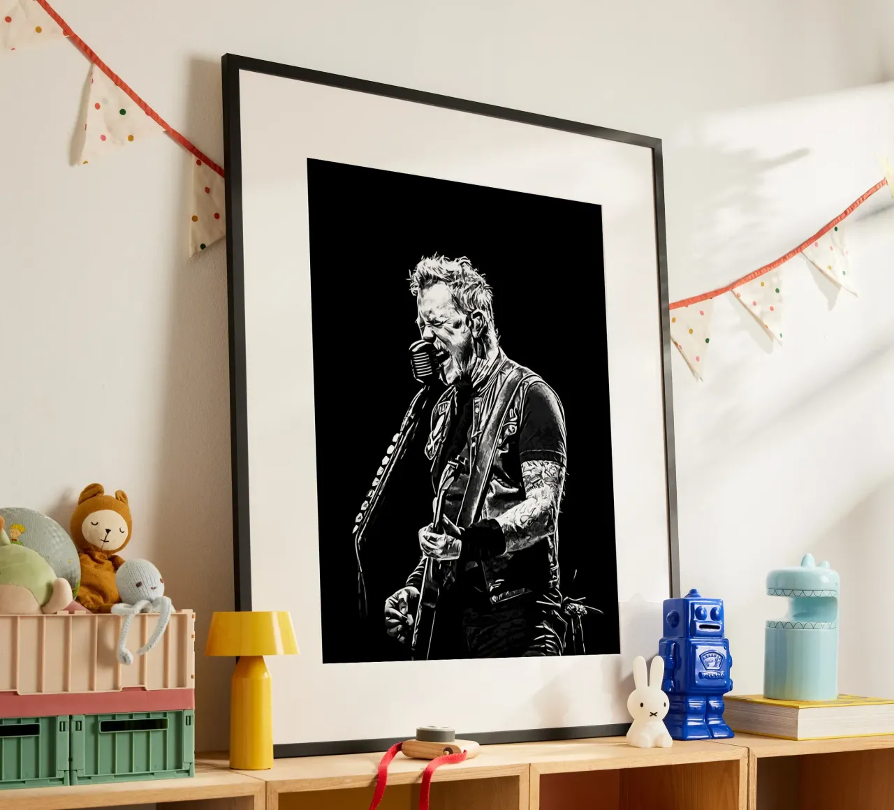 James Hetfield Metallichead band music 13 Art hahnemühle by music soul