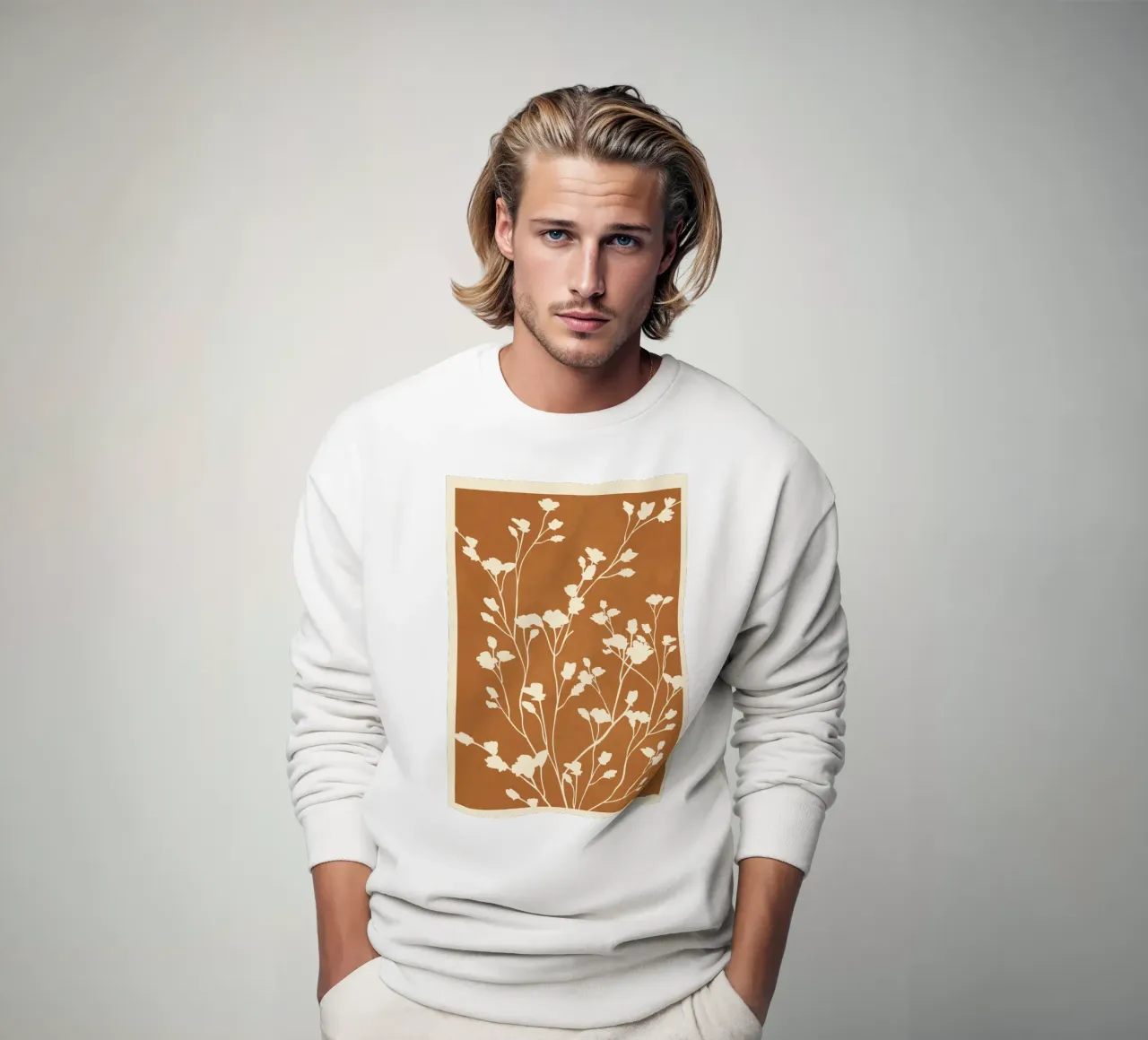 Minimal Branches Art 5 felpa da Nadjaa