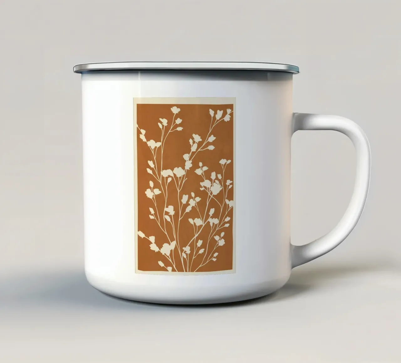 Minimal Branches Art 5 tazza in smalto da Nadjaa