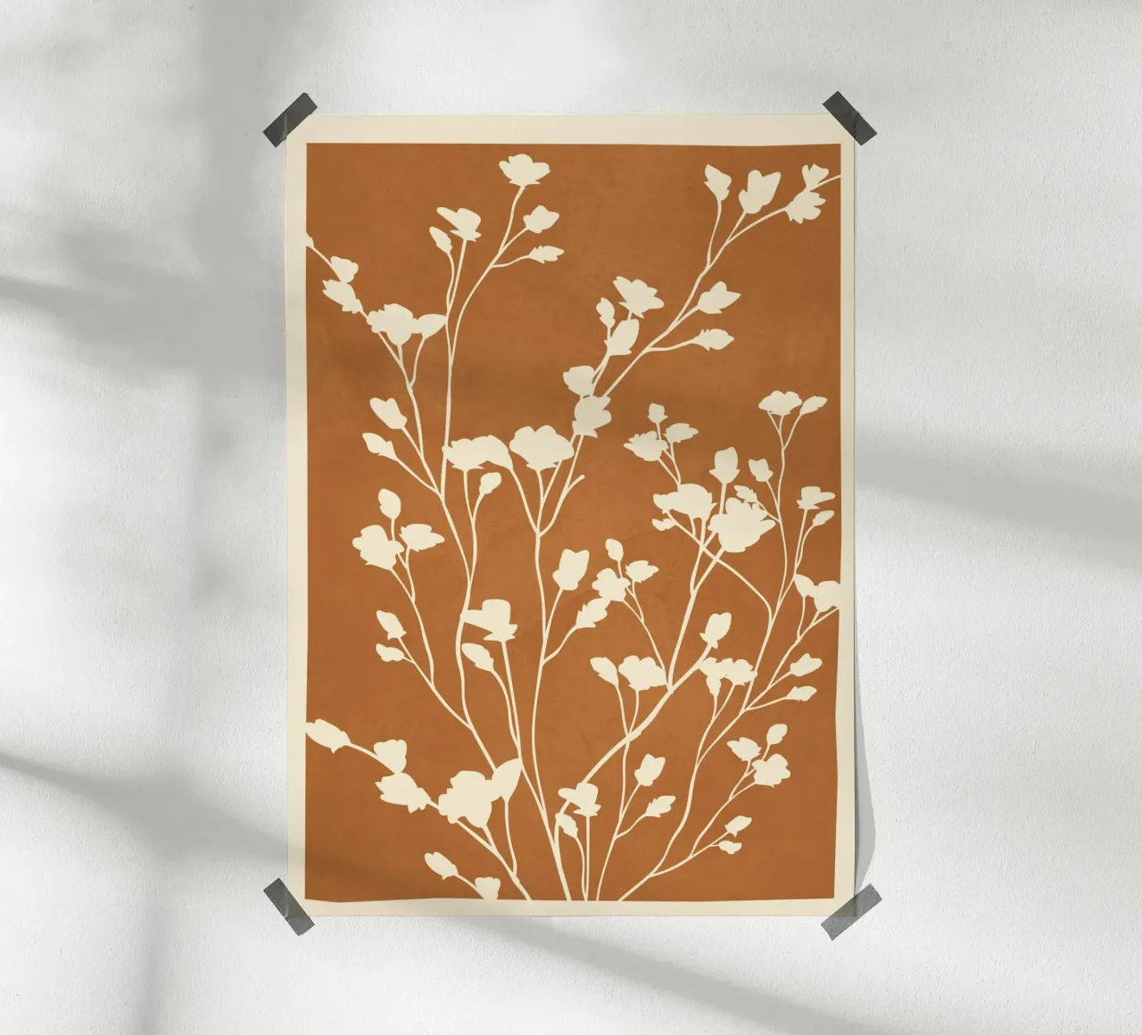 Minimal Branches Art 5 carta hahnemühle da Nadjaa