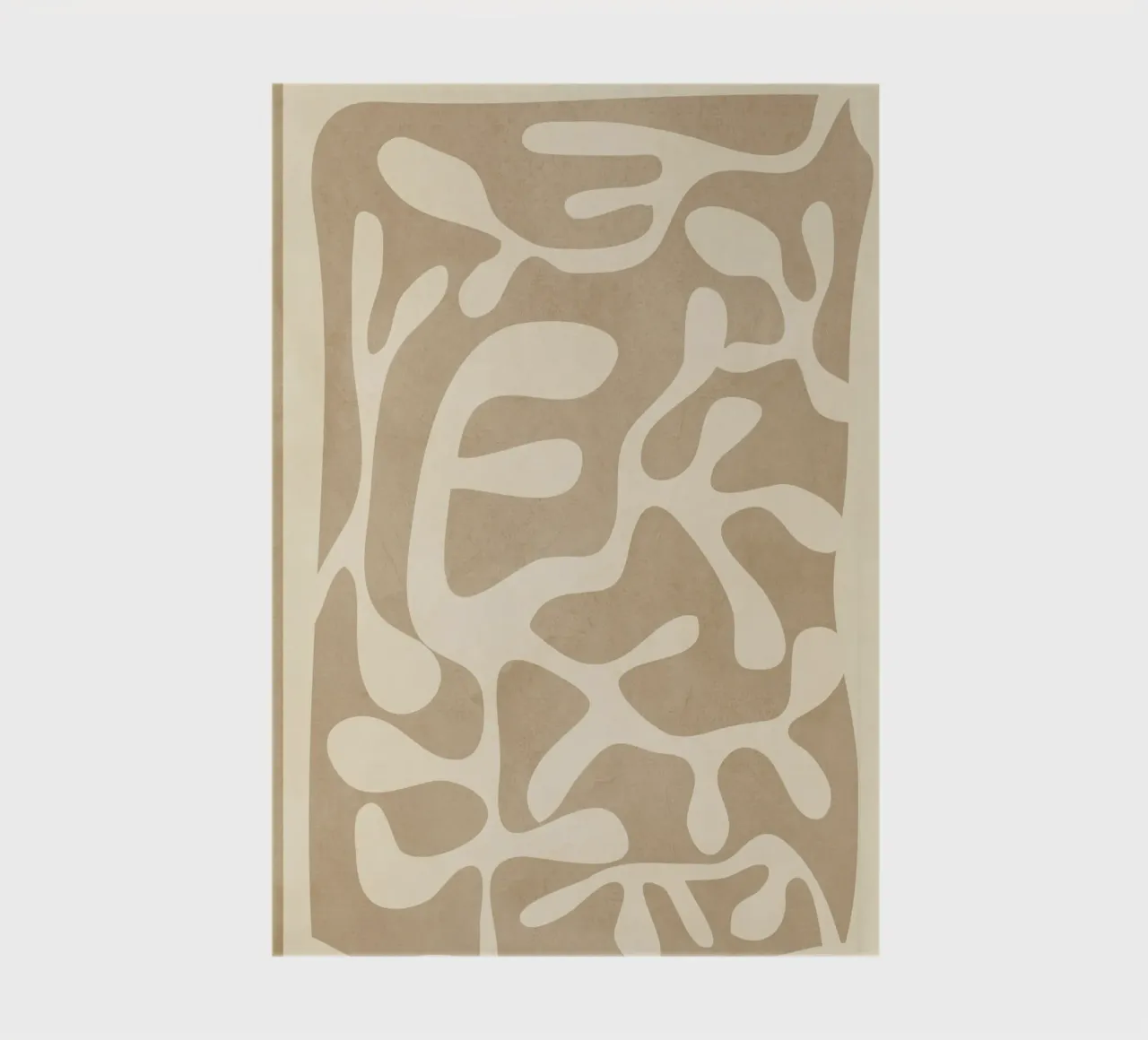 Minimalist Abstract Leaves 2 notebook by Nadjaa