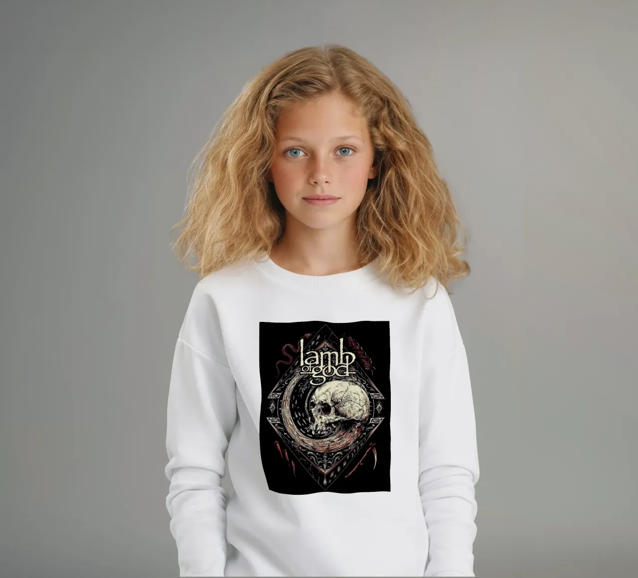 Lamb of God band felpa bambino da vanhesling