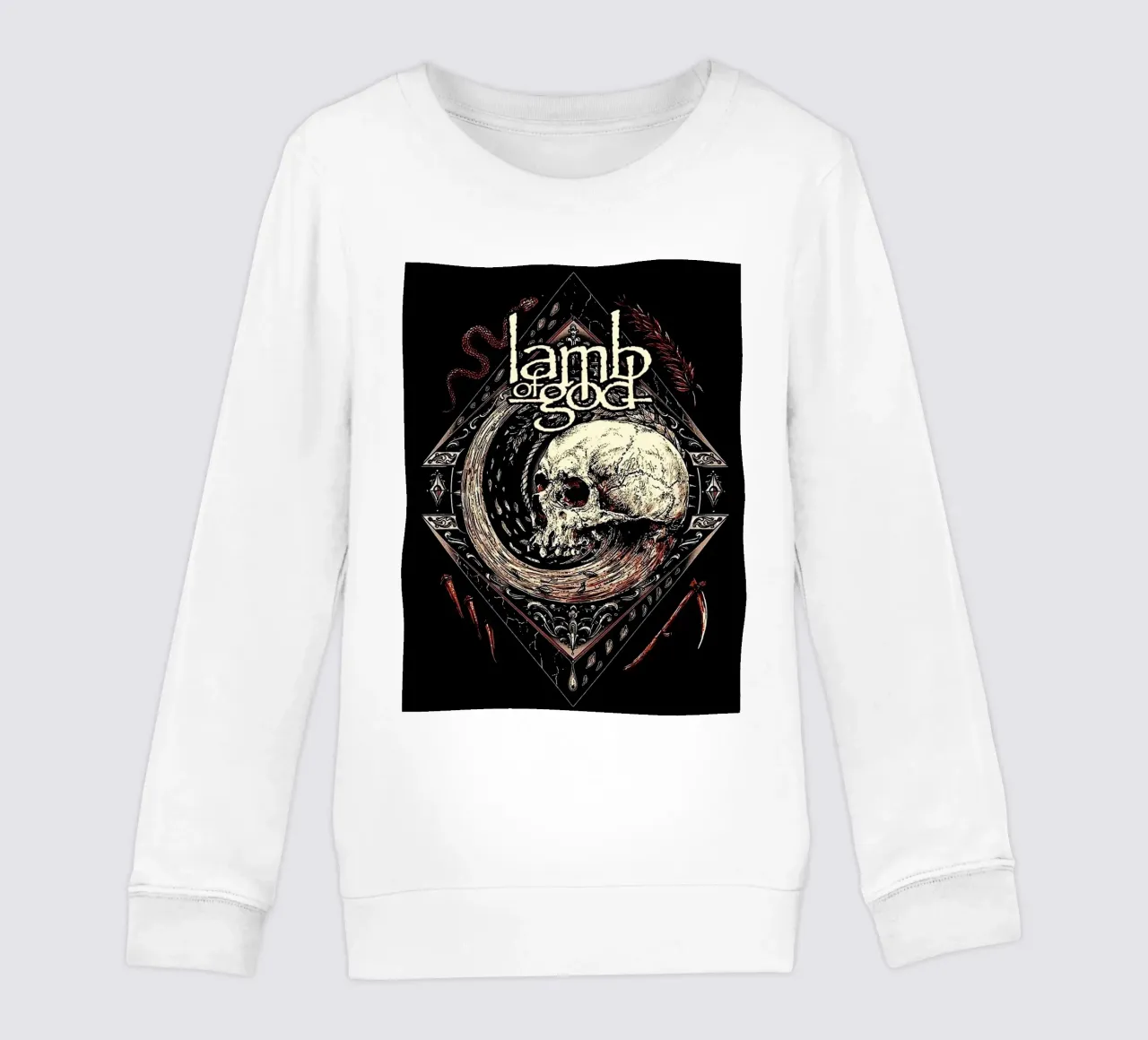 Lamb of God band felpa bambino da vanhesling