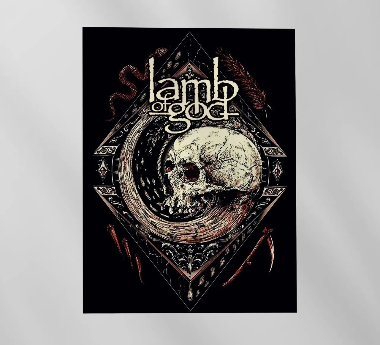 Lamb of God band pellicola backlit da vanhesling