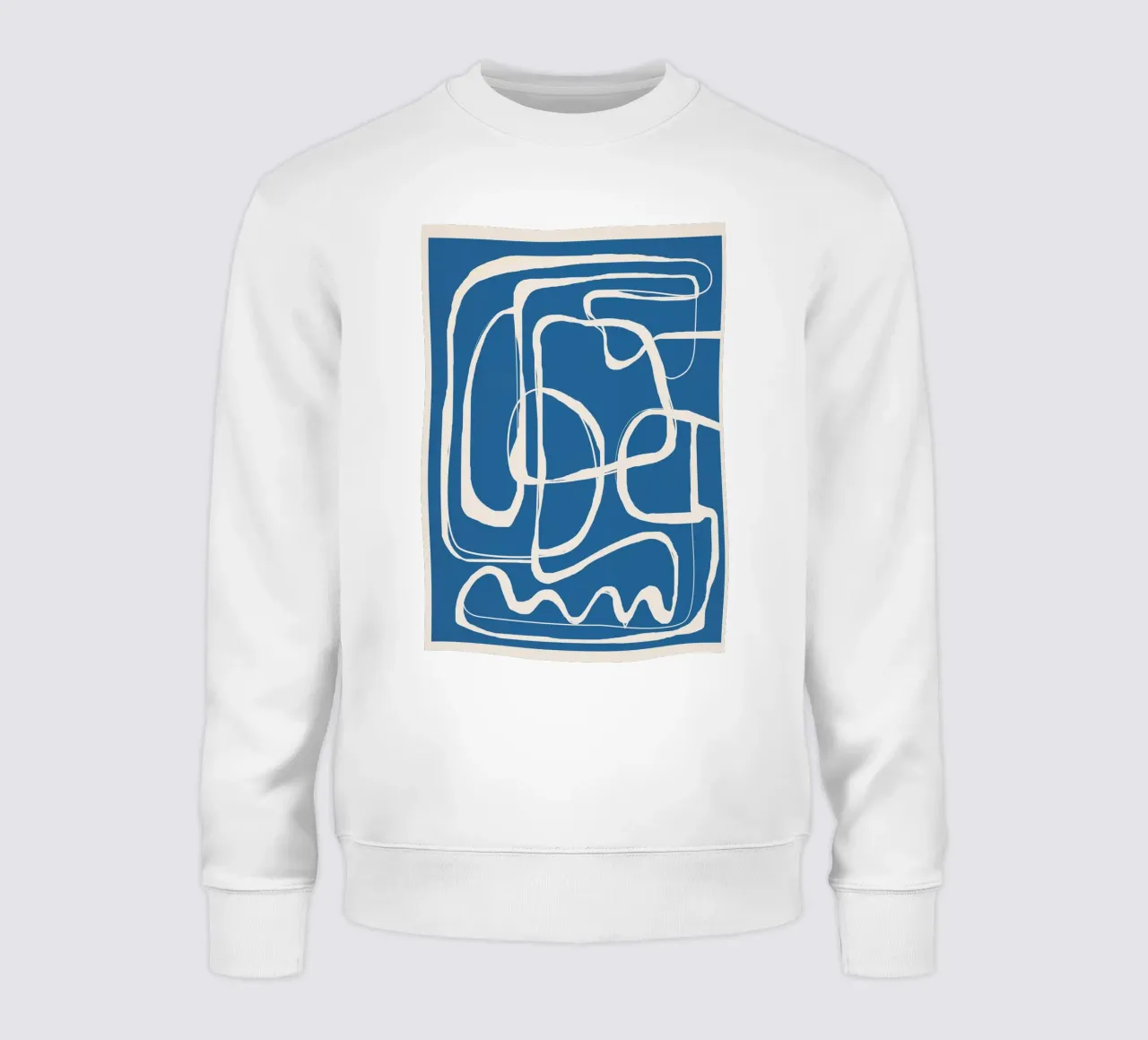 Modern Minimalist One Line Art 2 felpa da Nadjaa