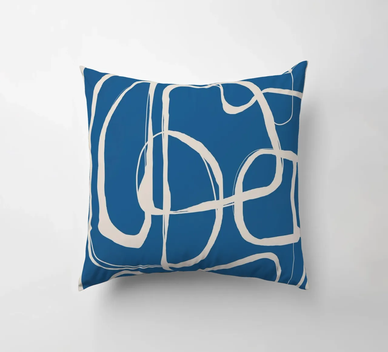 Modern Minimalist One Line Art 2 cuscino da Nadjaa