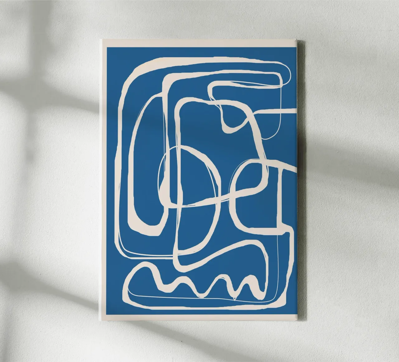 Modern Minimalist One Line Art 2 canvas by Nadjaa
