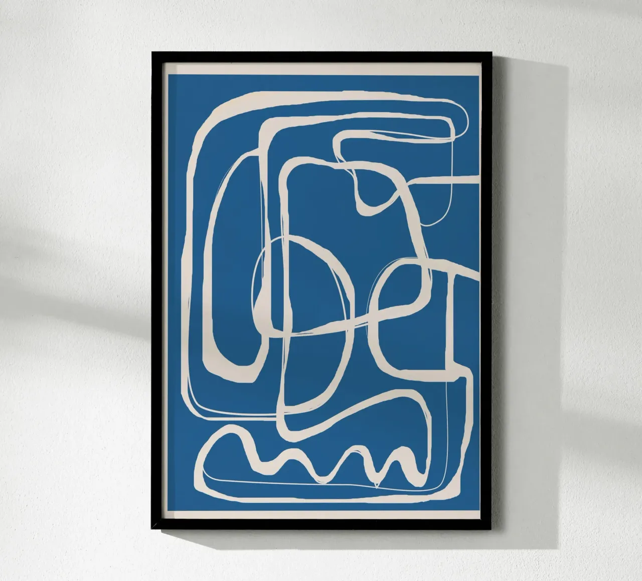 Modern Minimalist One Line Art 2 carta hahnemühle da Nadjaa