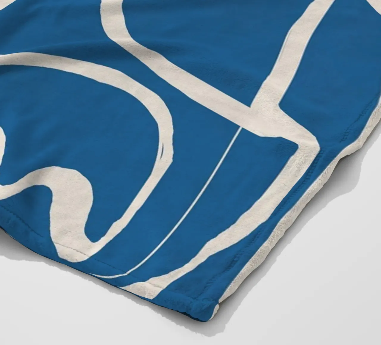 Modern Minimalist One Line Art 2 coperta in pile da Nadjaa