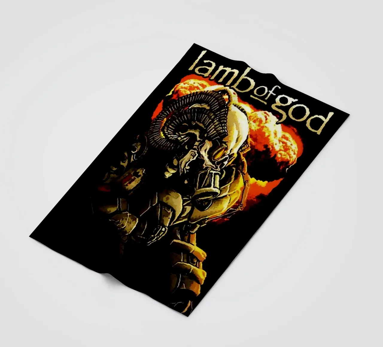 Lamb of God band fleece blanket by vanhesling