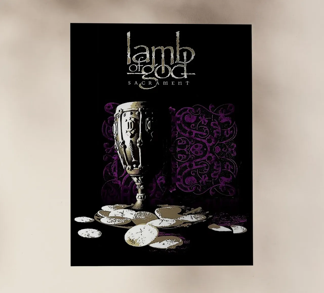 Lamb of God band pellicola backlit da vanhesling