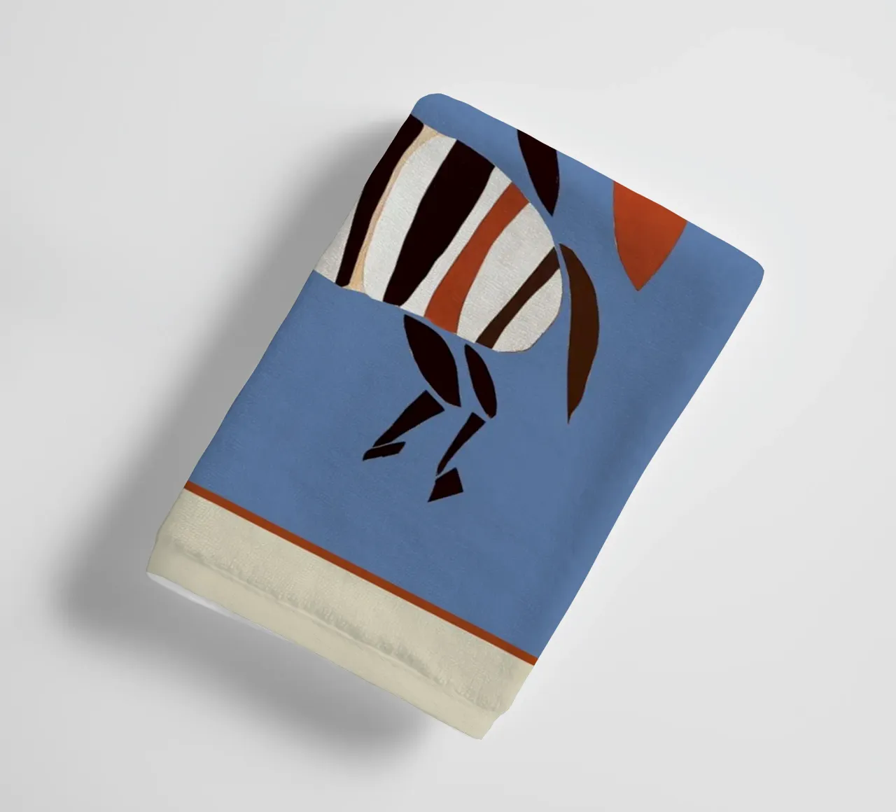 Striped Running Horses asciugamano da bagno da cityart