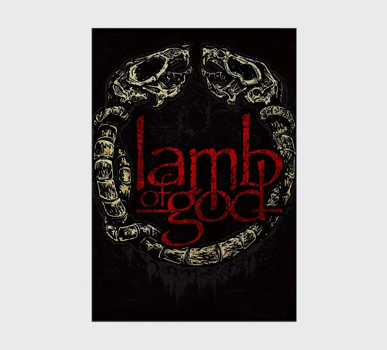 Groupe Lamb of God carnet de notes de vanhesling