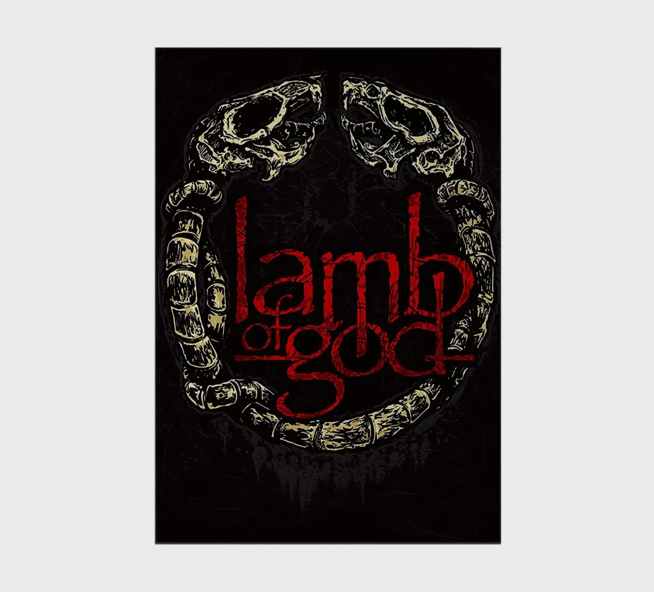 Groupe Lamb of God carnet de notes de vanhesling