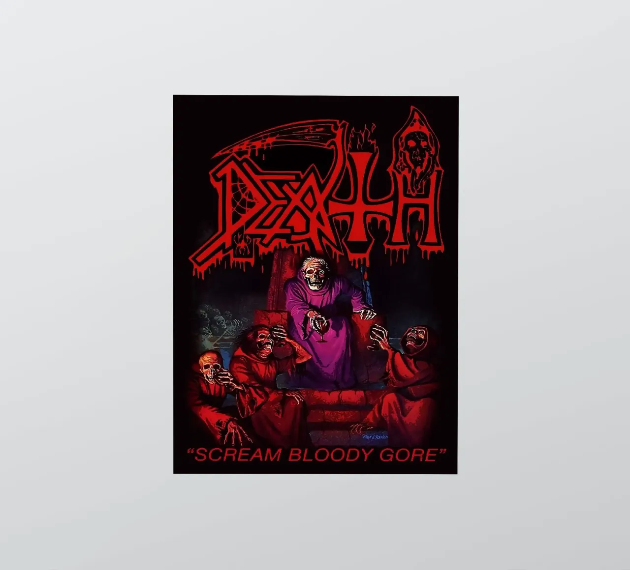 Groupe de la mort autocollant de vanhesling