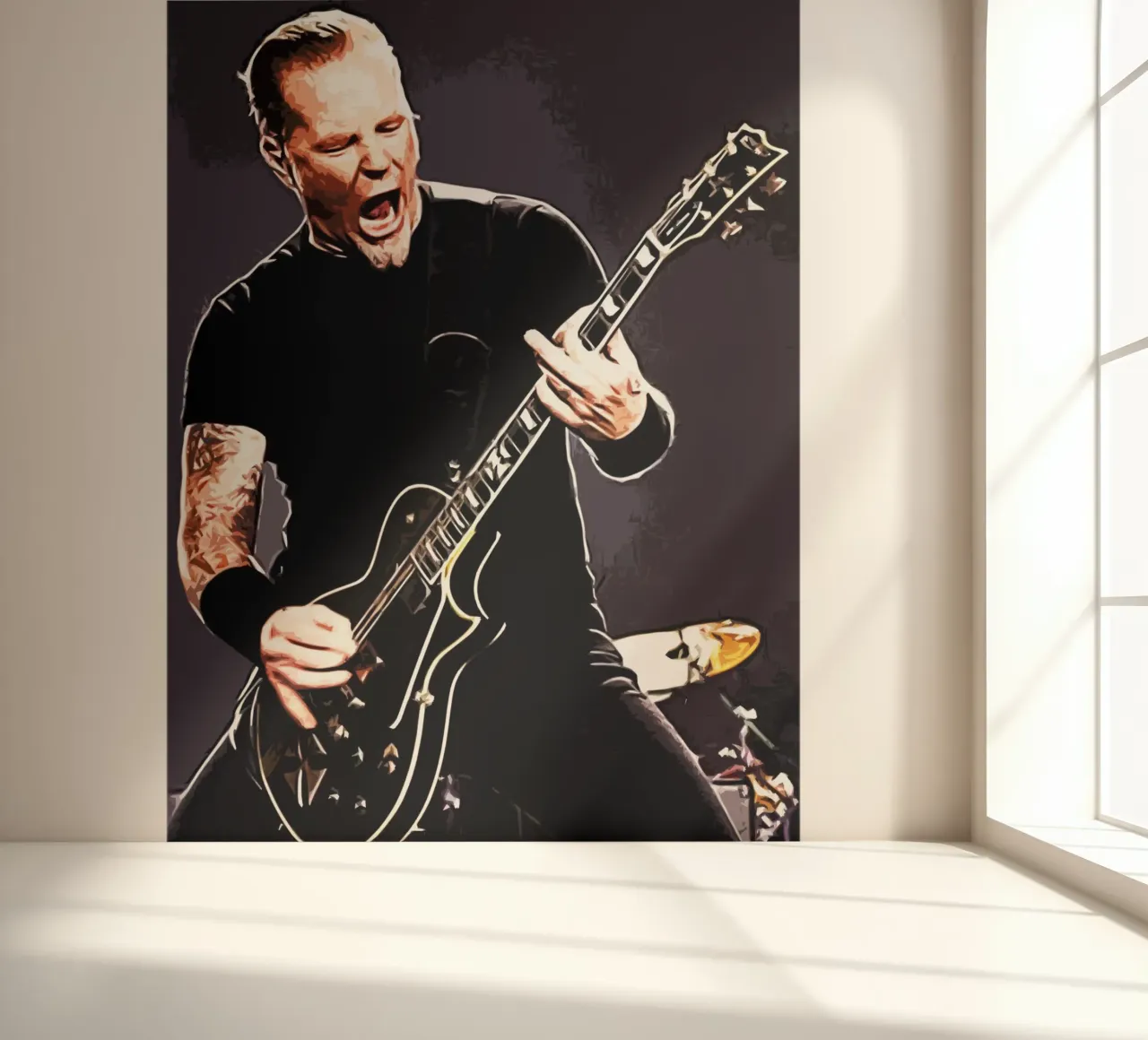 James Hetfield Metallichead band music 17 Art photo wallpaper by music soul