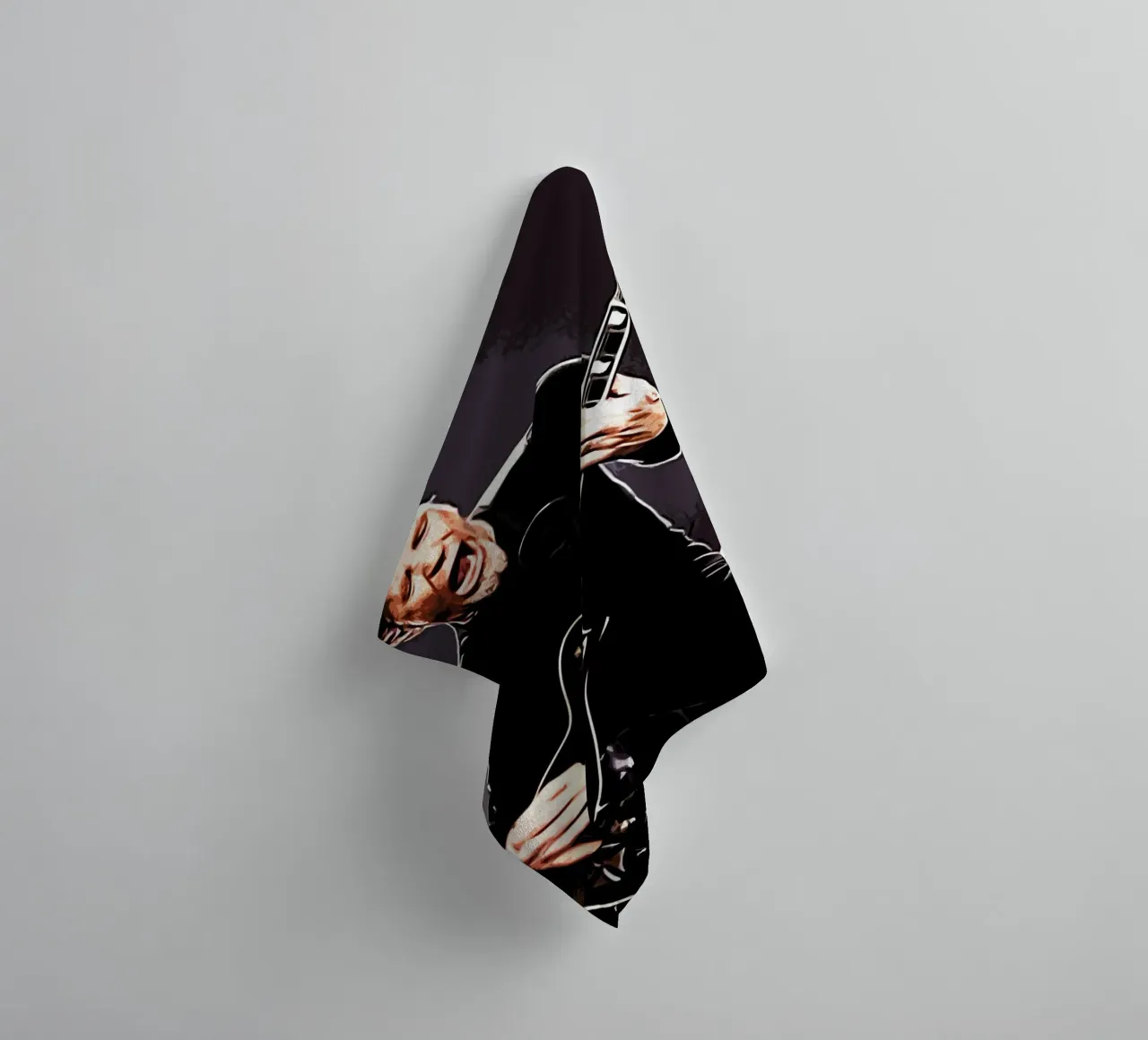 James Hetfield Metallichead groupe musique 17 Art serviette de bain de music soul