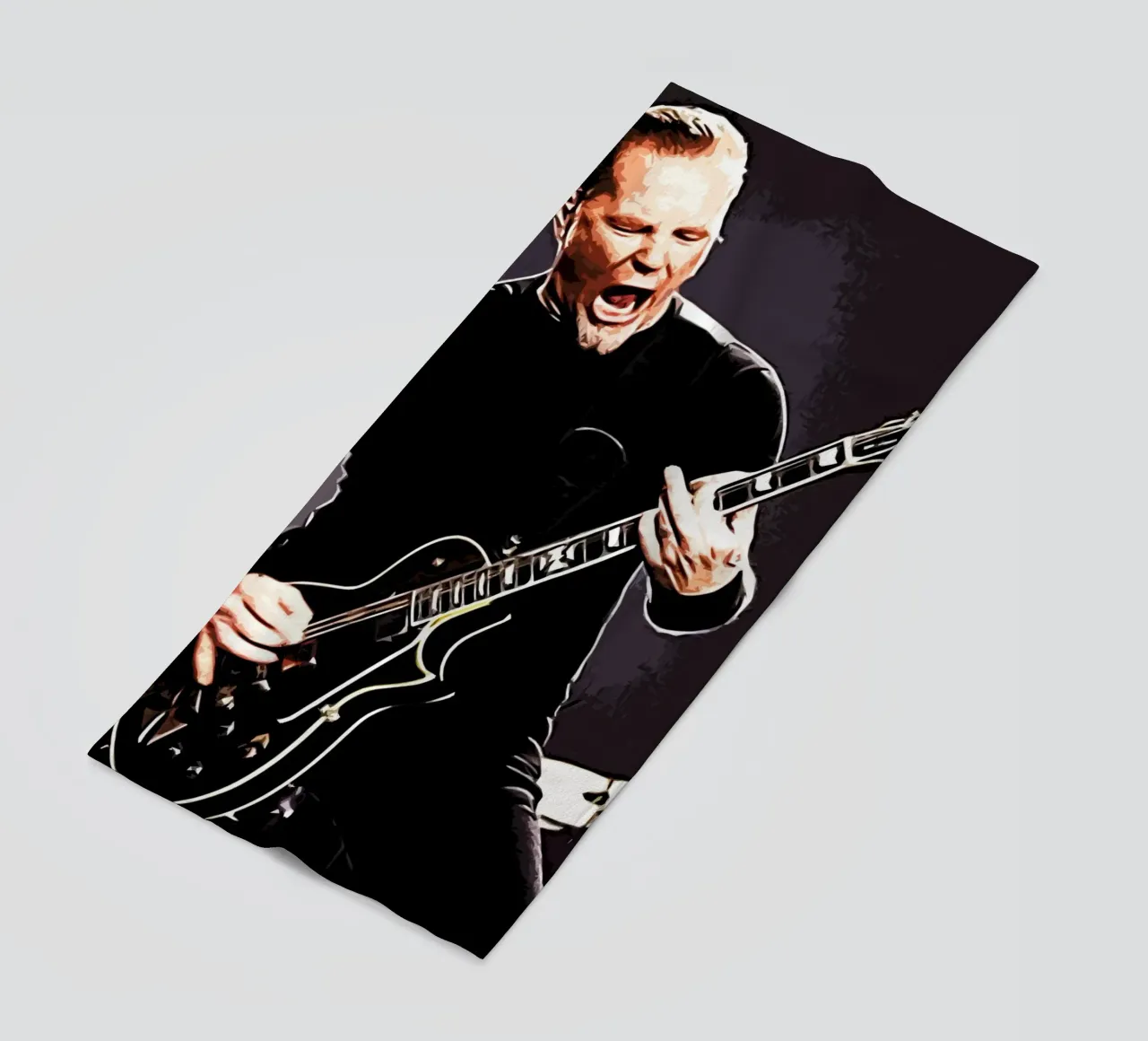 James Hetfield Metallichead banda música 17 Arte toalla de playa de music soul