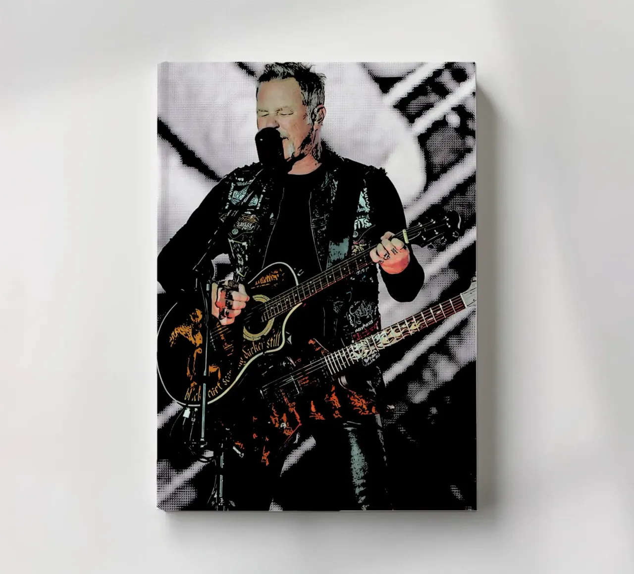 James Hetfield Metallichead groupe musique 18 Art carnet de notes de music soul