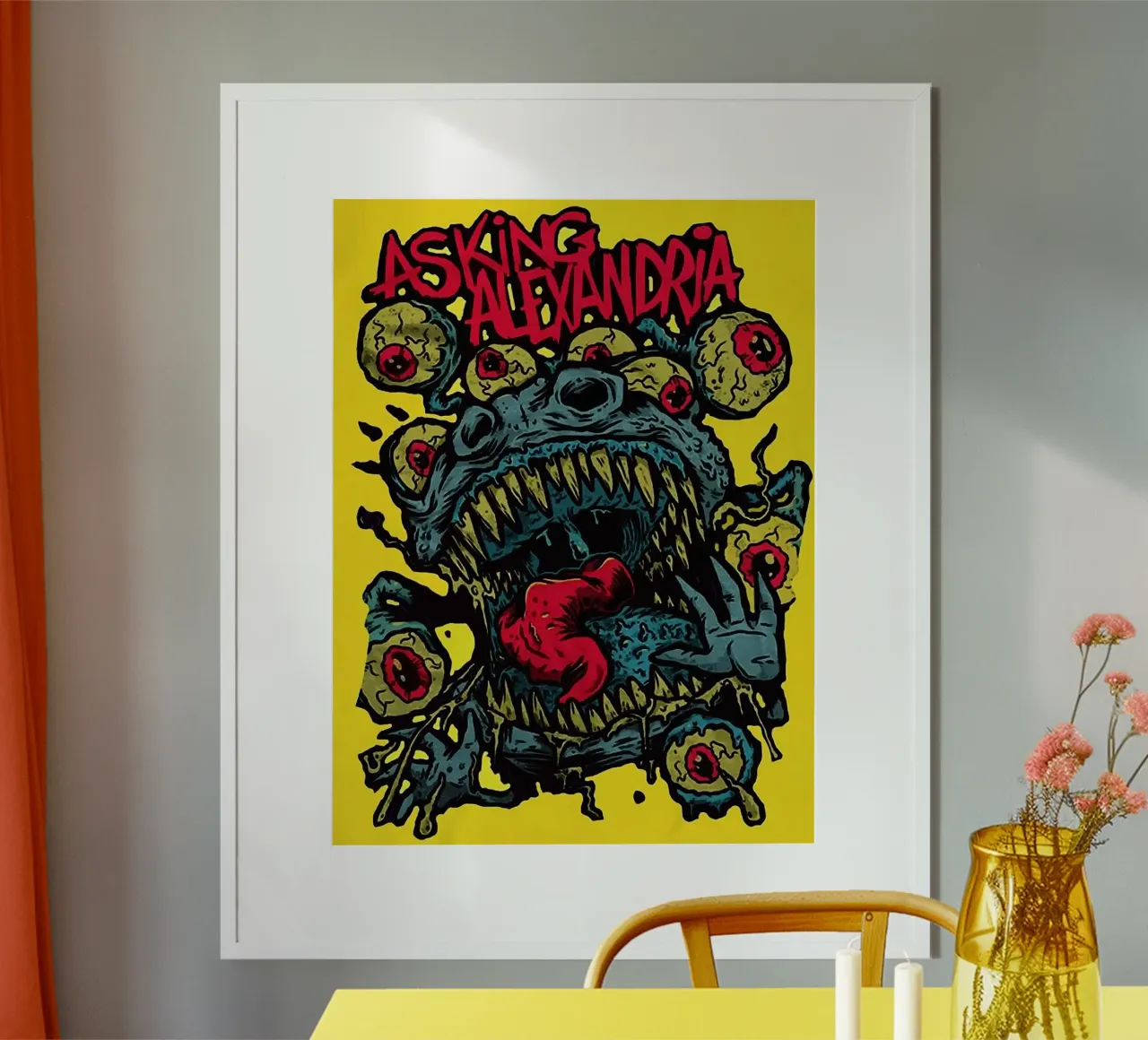 Groupe Asking Alexandria hahnemühle de vanhesling