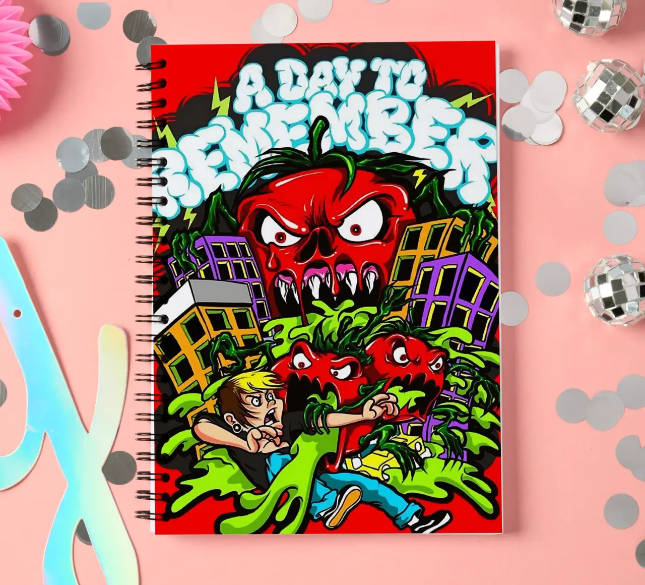 A Day to Remember band spiral notebook by vanhesling