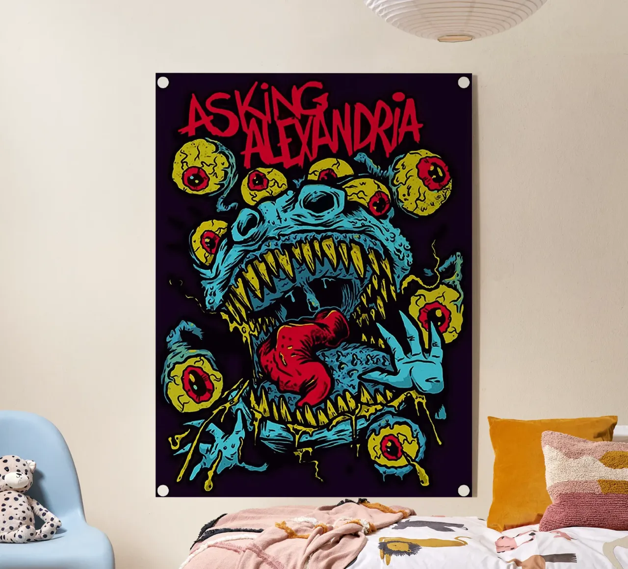 Asking Alexandria band acrylic glass by vanhesling