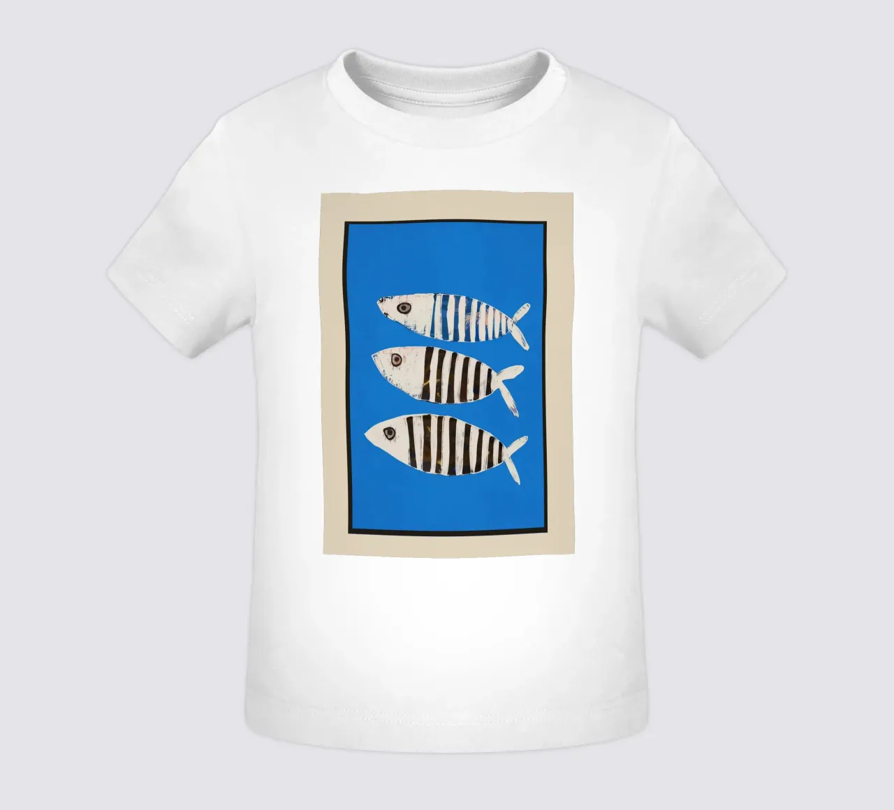 Bold Stripes Beneath the Surface maglietta neonato da cityart