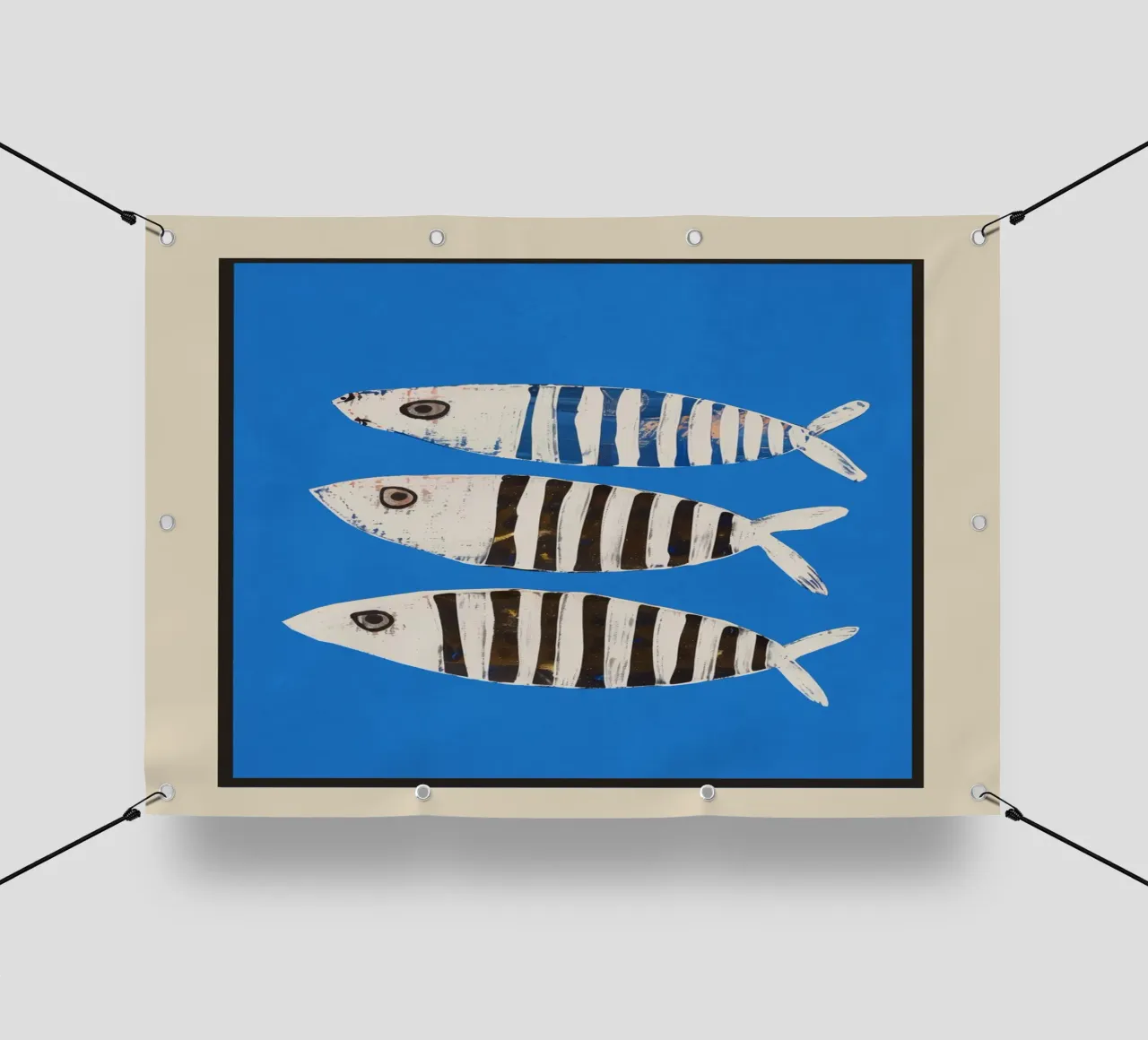 Bold Stripes Beneath the Surface telo in pvc da cityart