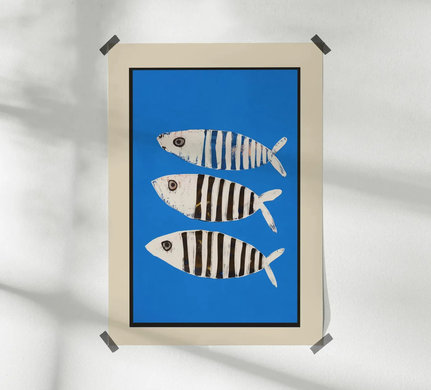 Bold Stripes Beneath the Surface poster da cityart