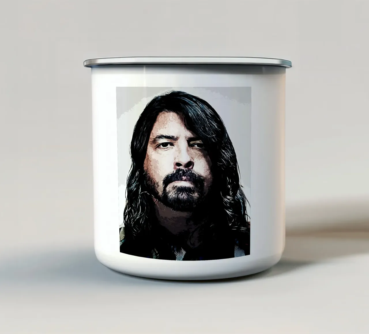 Foo Fighters 1 Arte tazza in smalto da music soul