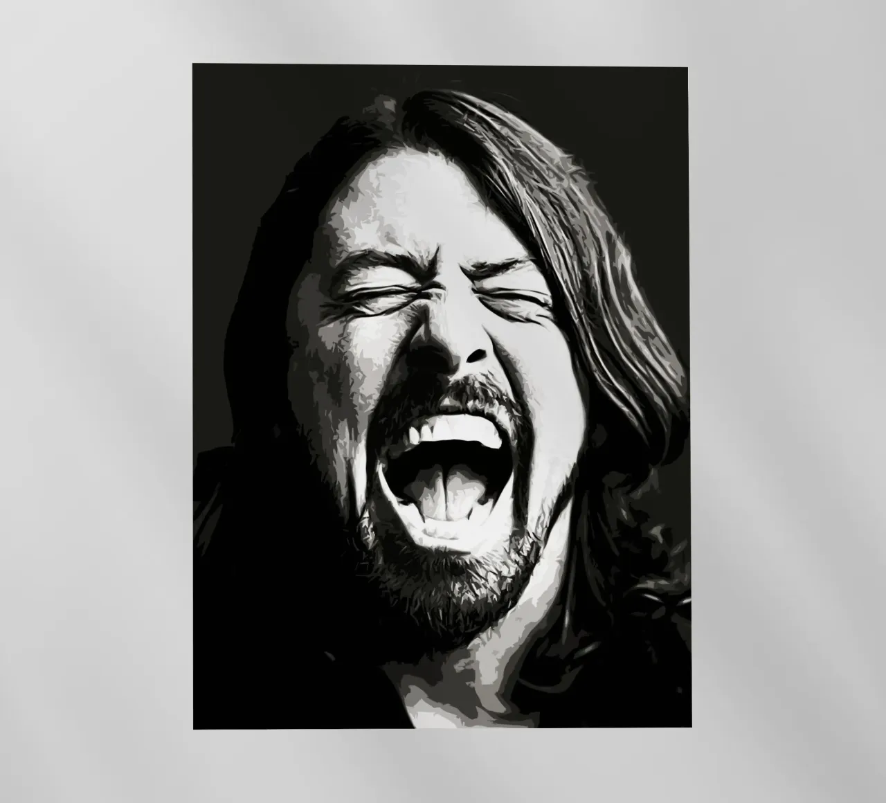 Dave Grohl Foo Fighters 9 Arte pellicola backlit da music soul