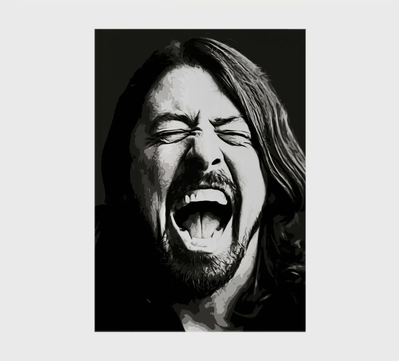 Dave Grohl Foo Fighters 9 Art notebook by music soul