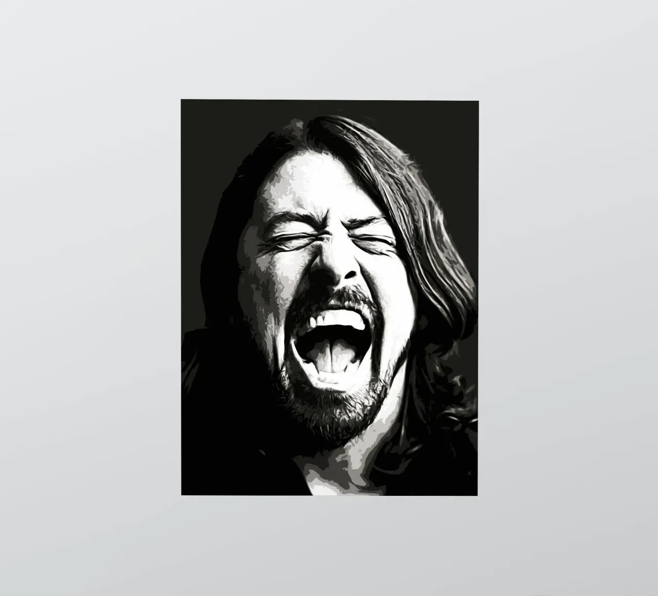 Dave Grohl Foo Fighters 9 Art sticker by music soul