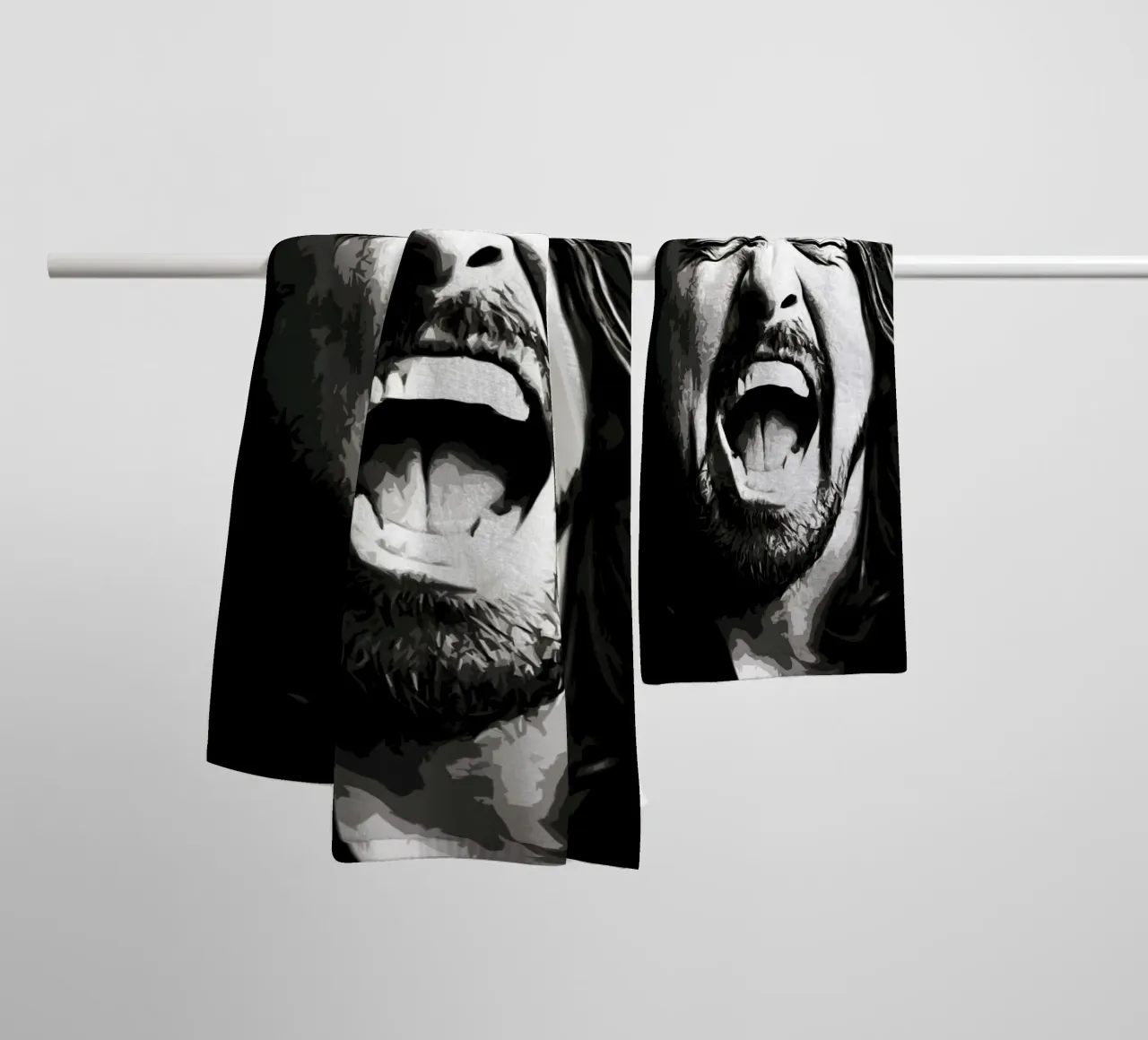 Dave Grohl Foo Fighters 9 Kunst Handtuch von music soul