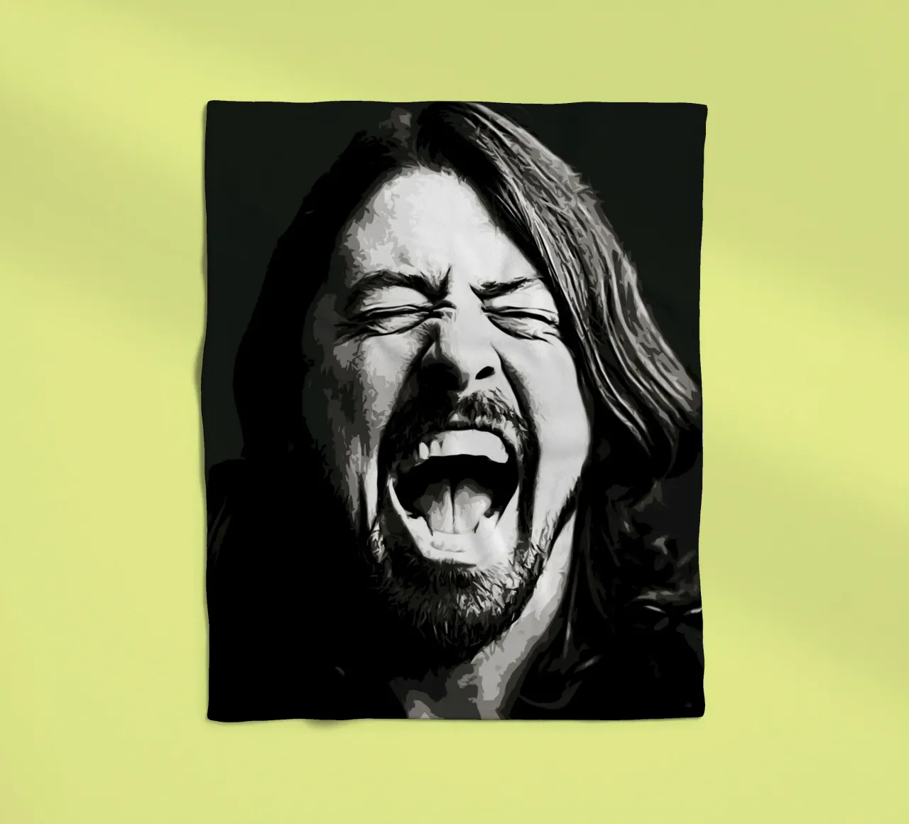Dave Grohl Foo Fighters 9 Arte coperta in pile da music soul