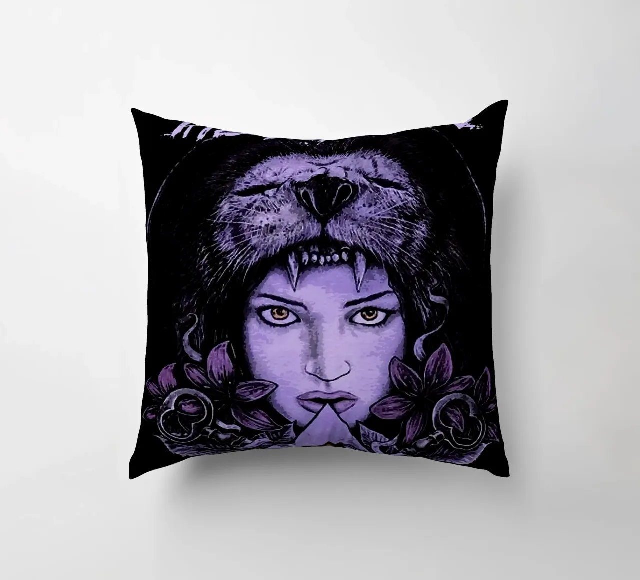 Bring Me the Horizon band decorative cushion by vanhesling