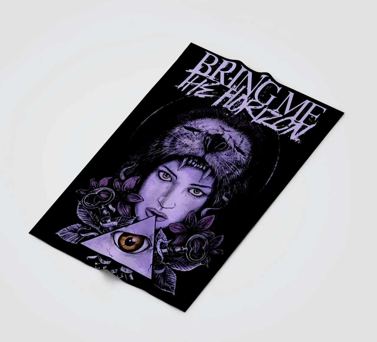 Bring Me the Horizon band fleece blanket by vanhesling