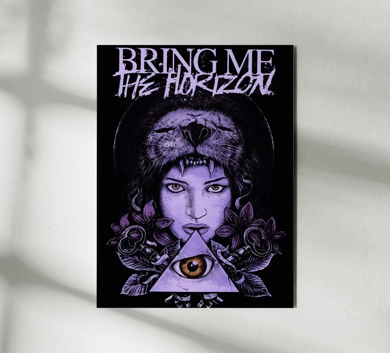 Bring Me the Horizon band alluminio dibond da vanhesling