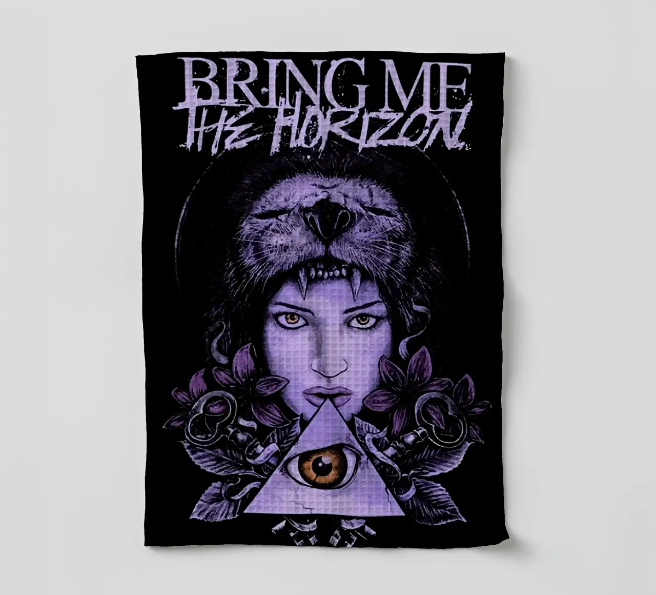 Le groupe Bring Me the Horizon torchon de vanhesling